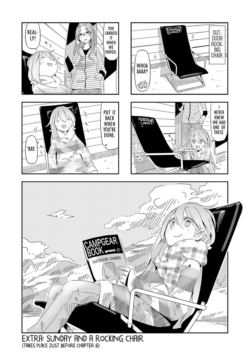 Yurucamp Chapter 6.5 page 1 - Chapter 6.5 : Sunday and a Rocking Chair