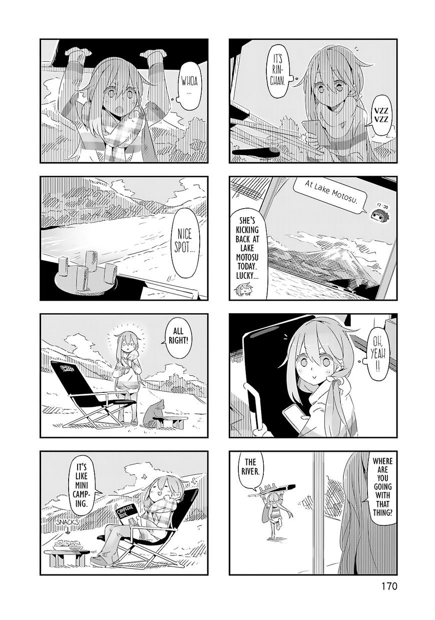 Yurucamp Chapter 6.5 page 4 - Chapter 6.5 : Sunday and a Rocking Chair