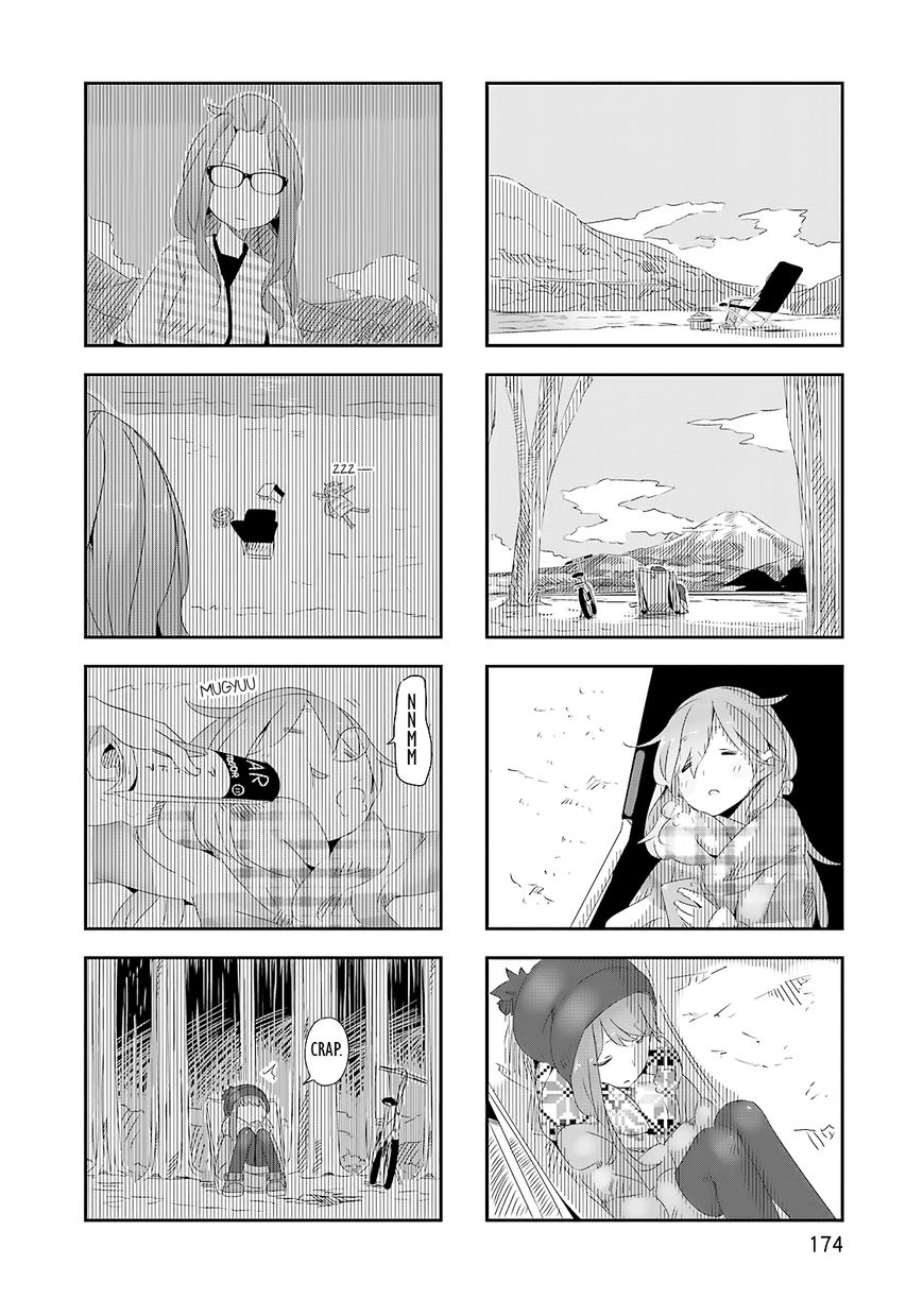 Yurucamp Chapter 6.5 page 8 - Chapter 6.5 : Sunday and a Rocking Chair