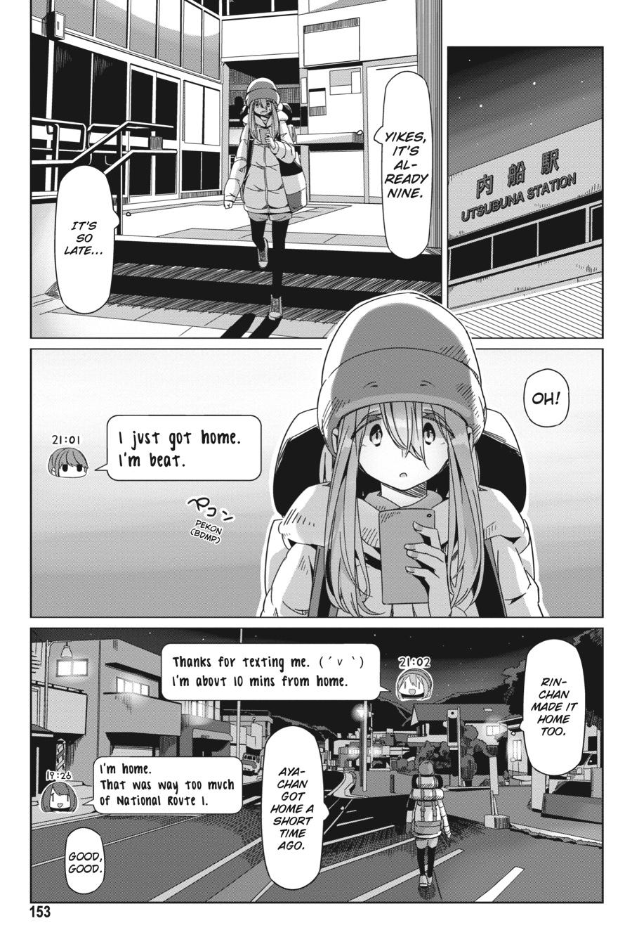 Yurucamp Chapter 63 page 21 - Chapter 63