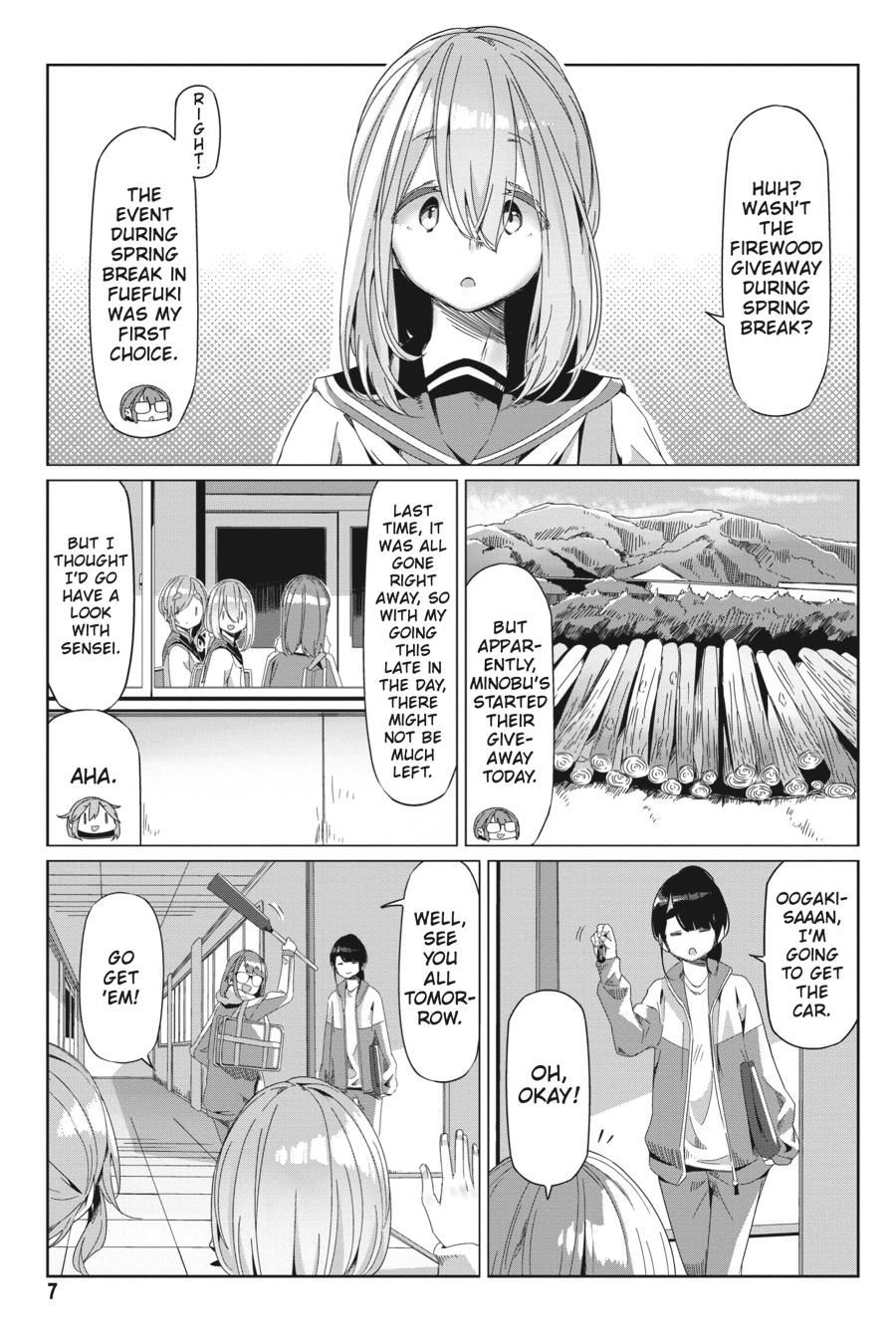 Yurucamp Chapter 64 page 8 - Chapter 64
