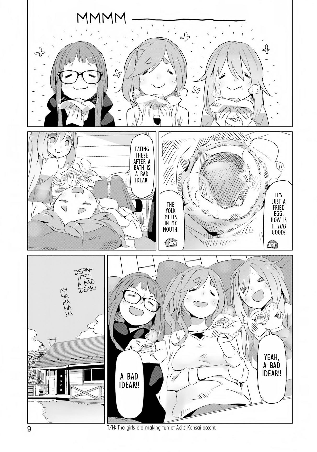 Yurucamp Chapter 7 page 10 - Chapter 7 : Onsen, Bocchi, and a Mountain Meal