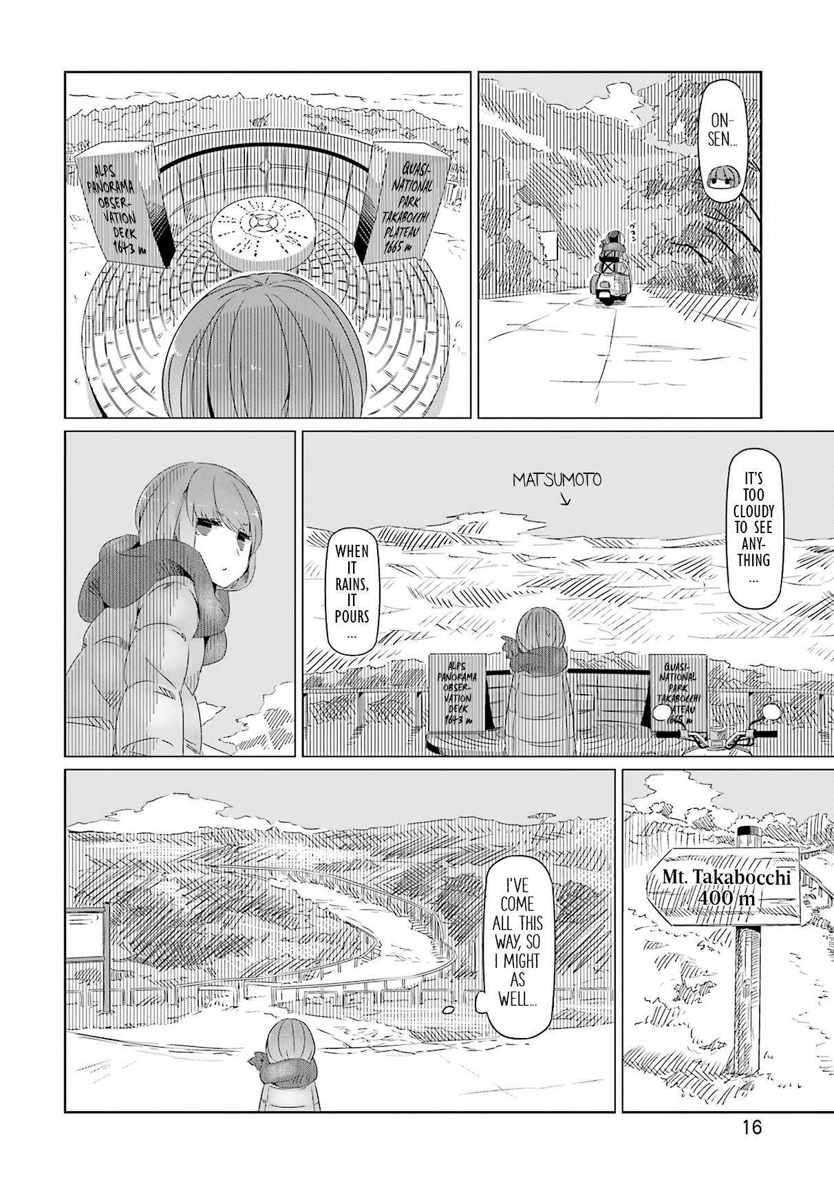Yurucamp Chapter 7 page 17 - Chapter 7 : Onsen, Bocchi, and a Mountain Meal