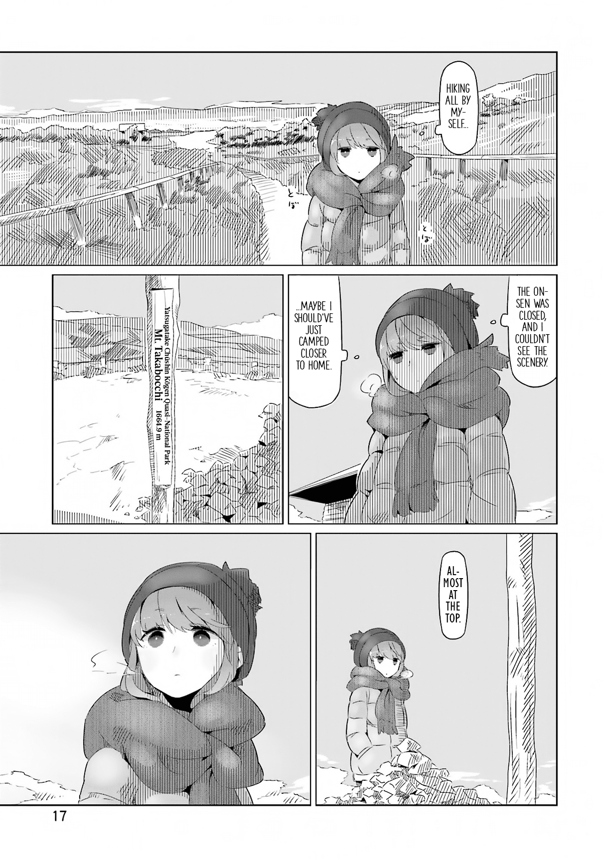Yurucamp Chapter 7 page 18 - Chapter 7 : Onsen, Bocchi, and a Mountain Meal