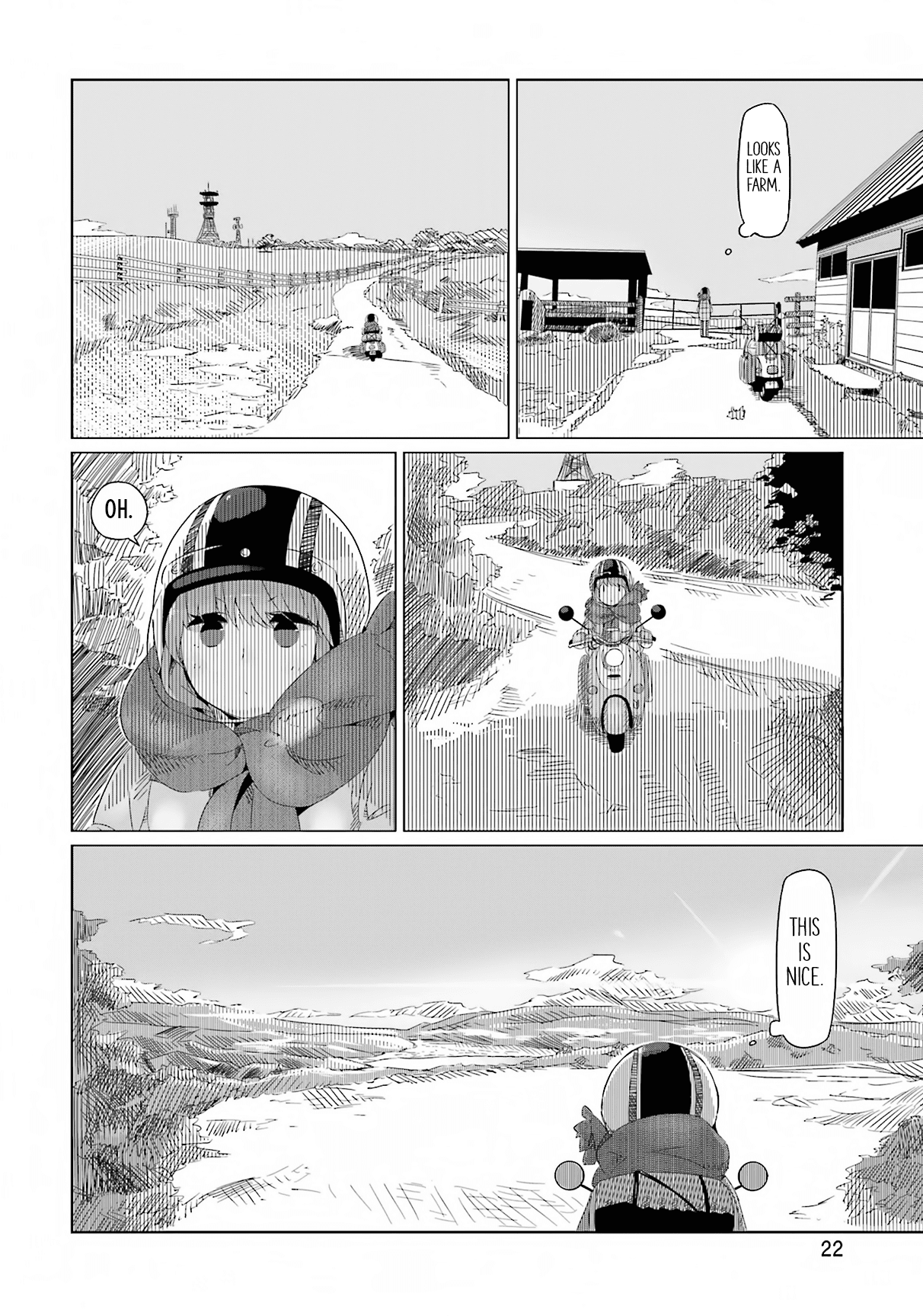 Yurucamp Chapter 7 page 22 - Chapter 7 : Onsen, Bocchi, and a Mountain Meal