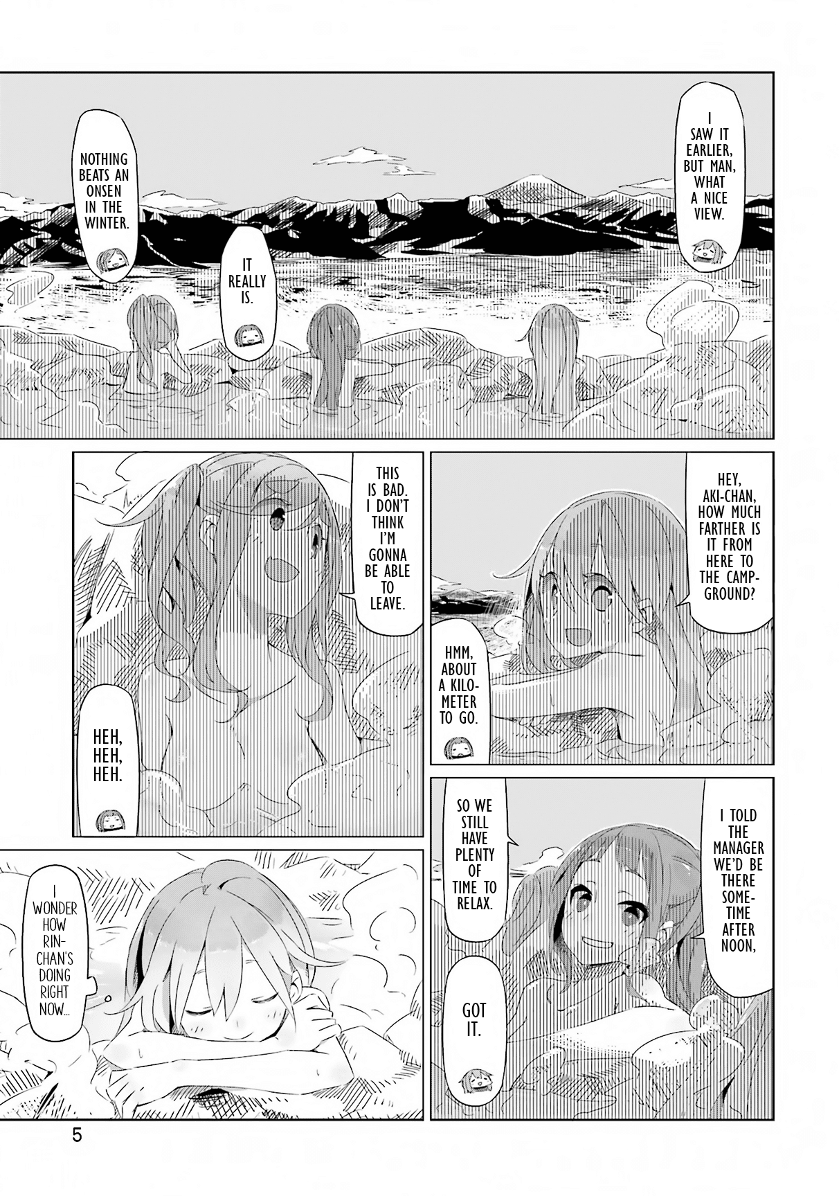 Yurucamp Chapter 7 page 6 - Chapter 7 : Onsen, Bocchi, and a Mountain Meal