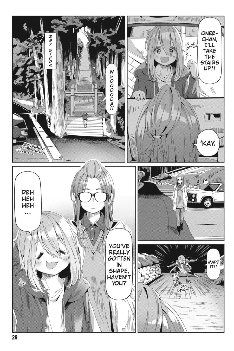 Yurucamp Chapter 71 page 1 - Chapter 71: The Kagamihara Sisters' Cherry-Blossom Excursion