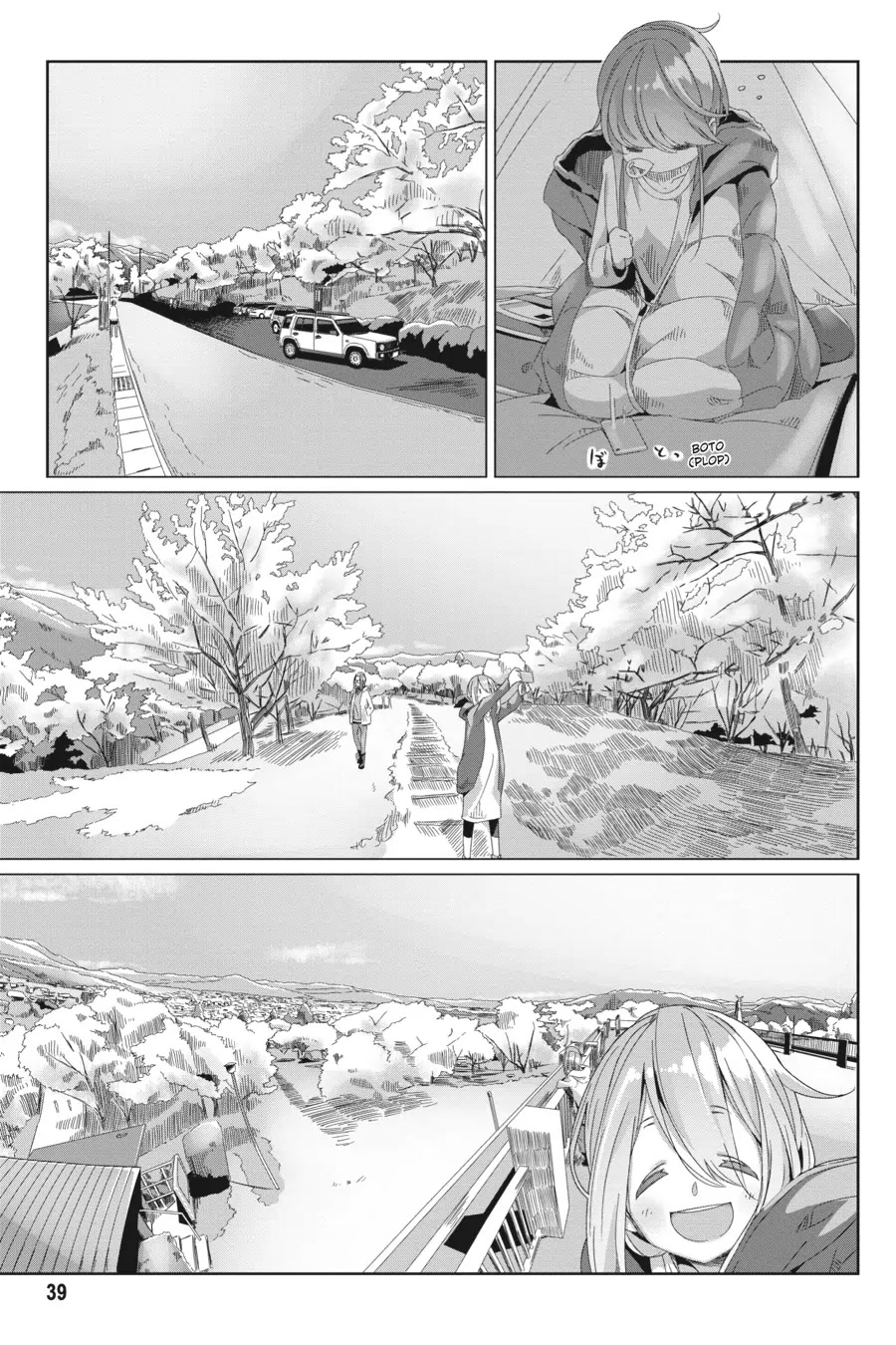 Yurucamp Chapter 71 page 11 - Chapter 71: The Kagamihara Sisters' Cherry-Blossom Excursion