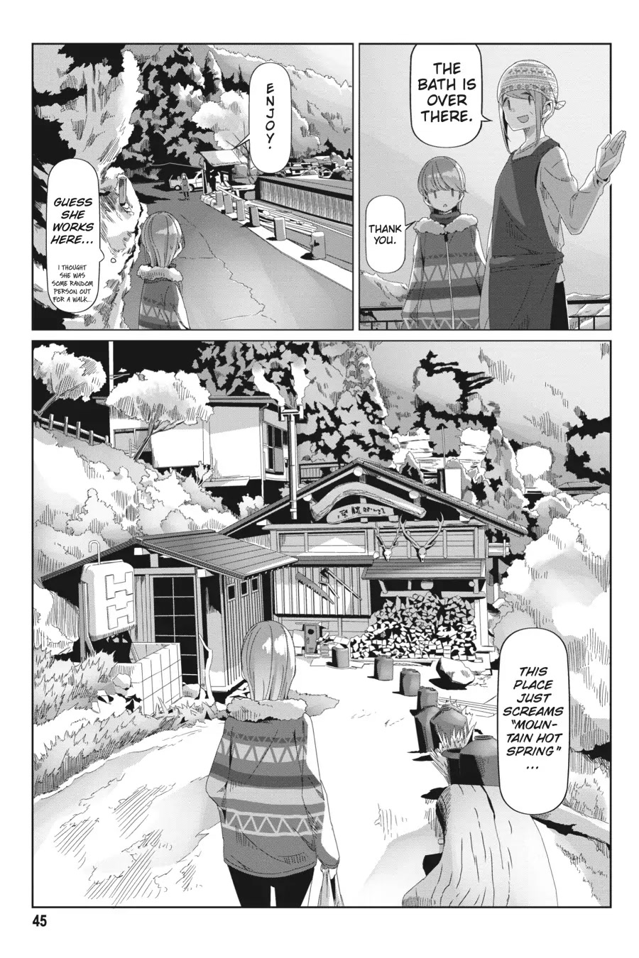 Yurucamp Chapter 71 page 17 - Chapter 71: The Kagamihara Sisters' Cherry-Blossom Excursion
