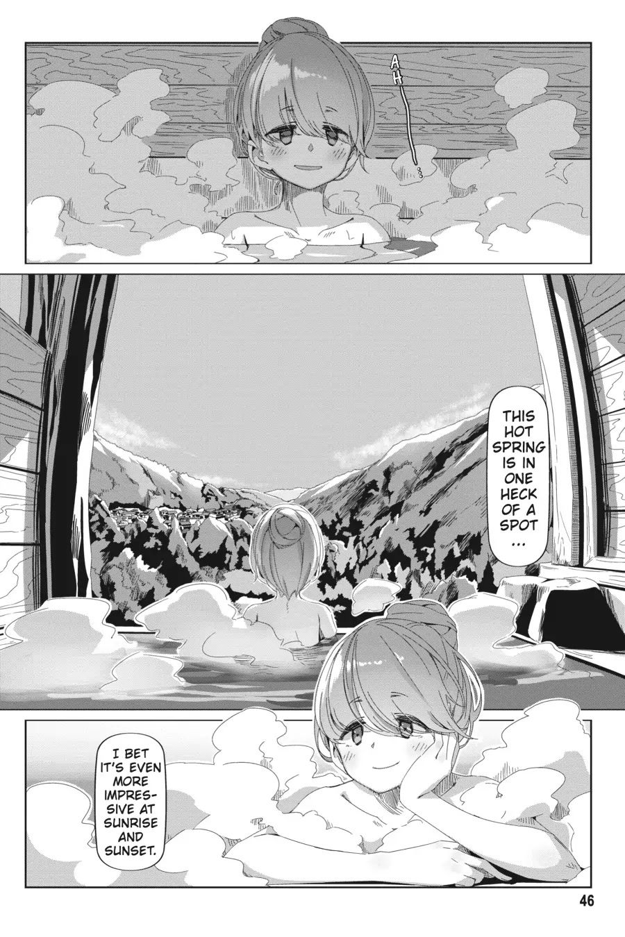 Yurucamp Chapter 71 page 18 - Chapter 71: The Kagamihara Sisters' Cherry-Blossom Excursion