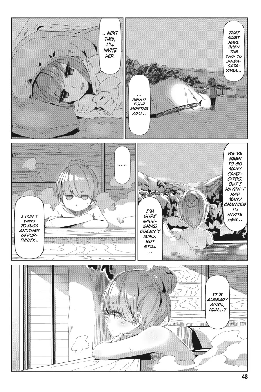Yurucamp Chapter 71 page 20 - Chapter 71: The Kagamihara Sisters' Cherry-Blossom Excursion