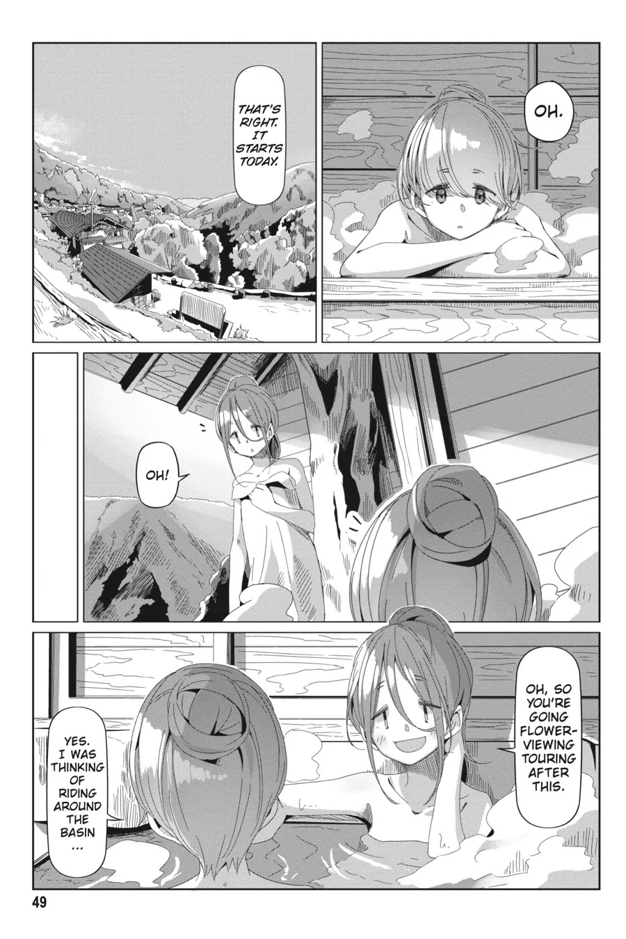 Yurucamp Chapter 71 page 21 - Chapter 71: The Kagamihara Sisters' Cherry-Blossom Excursion