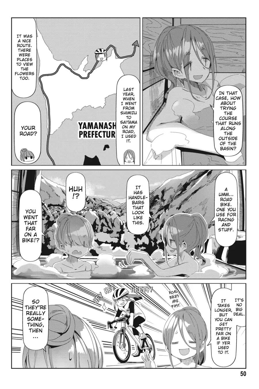 Yurucamp Chapter 71 page 22 - Chapter 71: The Kagamihara Sisters' Cherry-Blossom Excursion