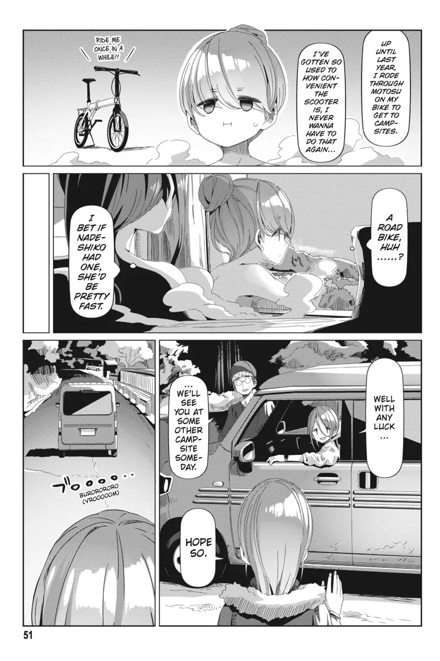 Yurucamp Chapter 71 page 23 - Chapter 71: The Kagamihara Sisters' Cherry-Blossom Excursion