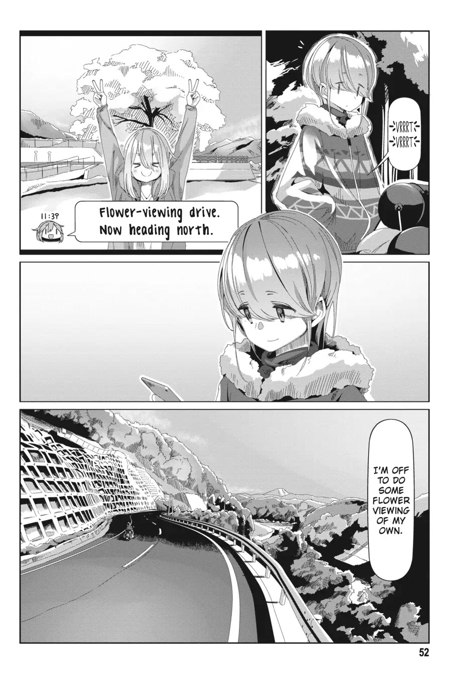 Yurucamp Chapter 71 page 24 - Chapter 71: The Kagamihara Sisters' Cherry-Blossom Excursion