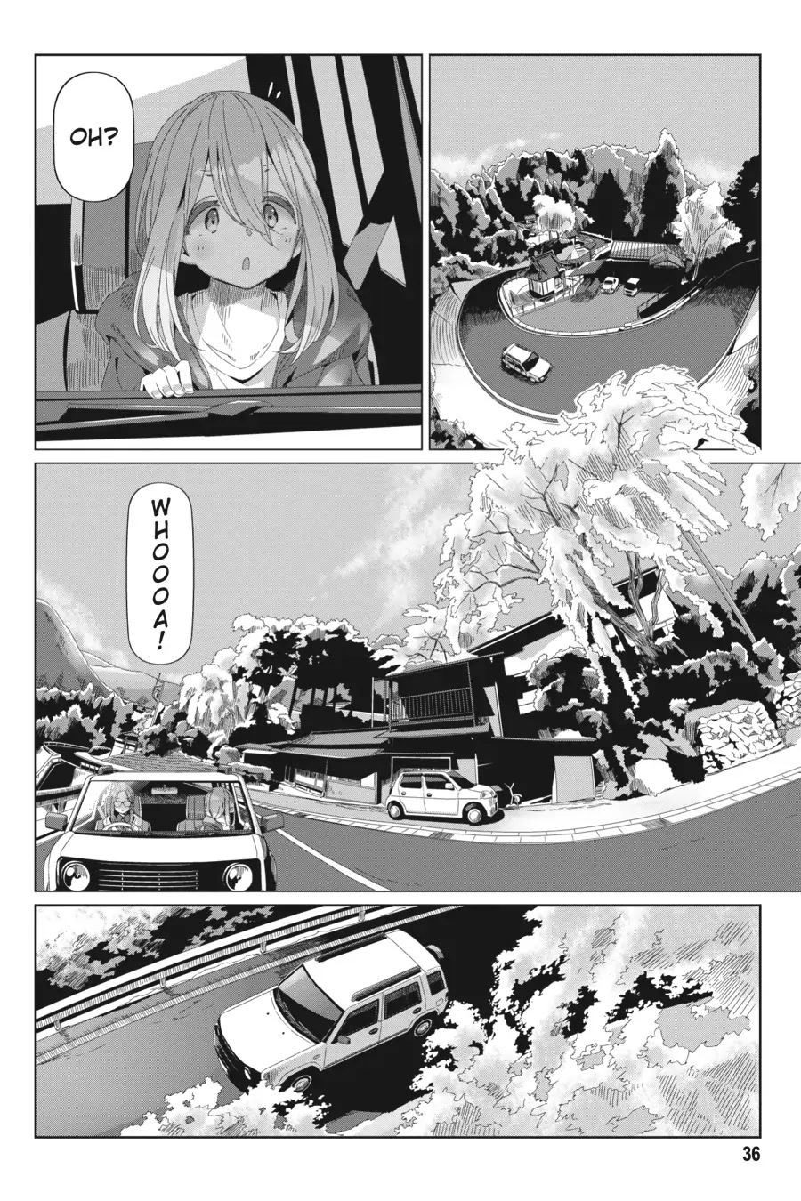 Yurucamp Chapter 71 page 8 - Chapter 71: The Kagamihara Sisters' Cherry-Blossom Excursion