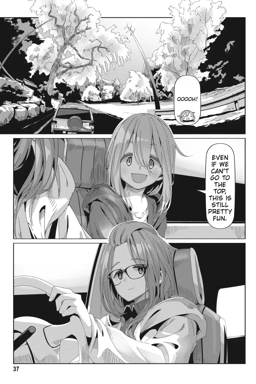 Yurucamp Chapter 71 page 9 - Chapter 71: The Kagamihara Sisters' Cherry-Blossom Excursion