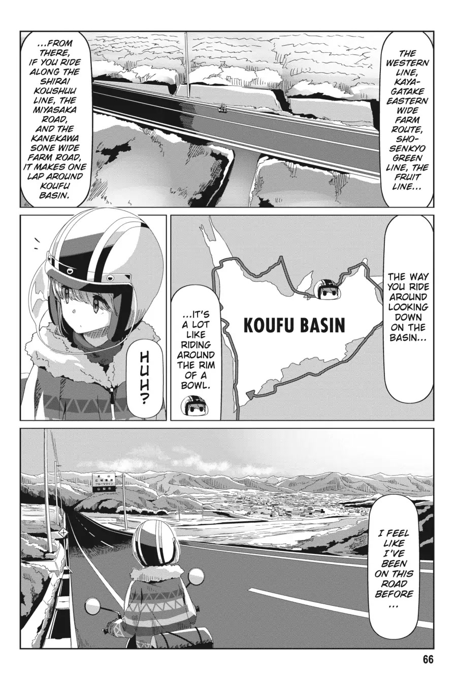Yurucamp Chapter 72 page 12 - Chapter 72: Spring Touring and Basin Scenery