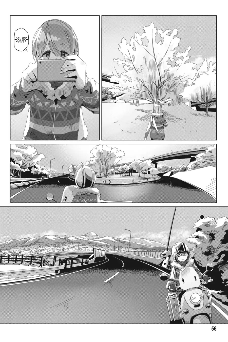 Yurucamp Chapter 72 page 2 - Chapter 72: Spring Touring and Basin Scenery