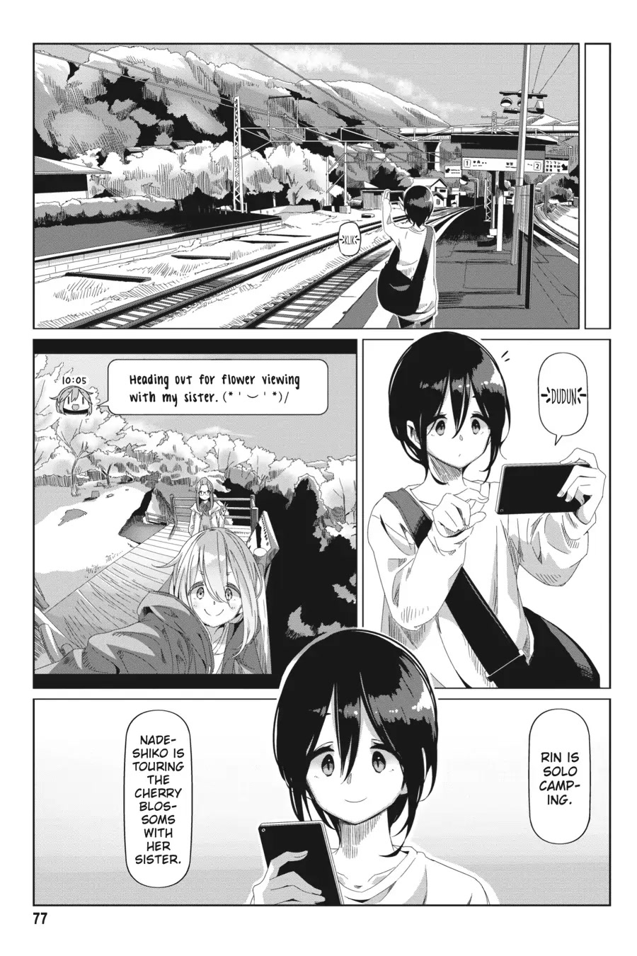 Yurucamp Chapter 72 page 23 - Chapter 72: Spring Touring and Basin Scenery