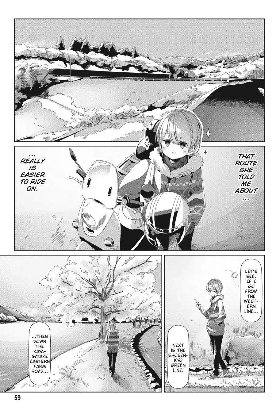 Yurucamp Chapter 72 page 5 - Chapter 72: Spring Touring and Basin Scenery