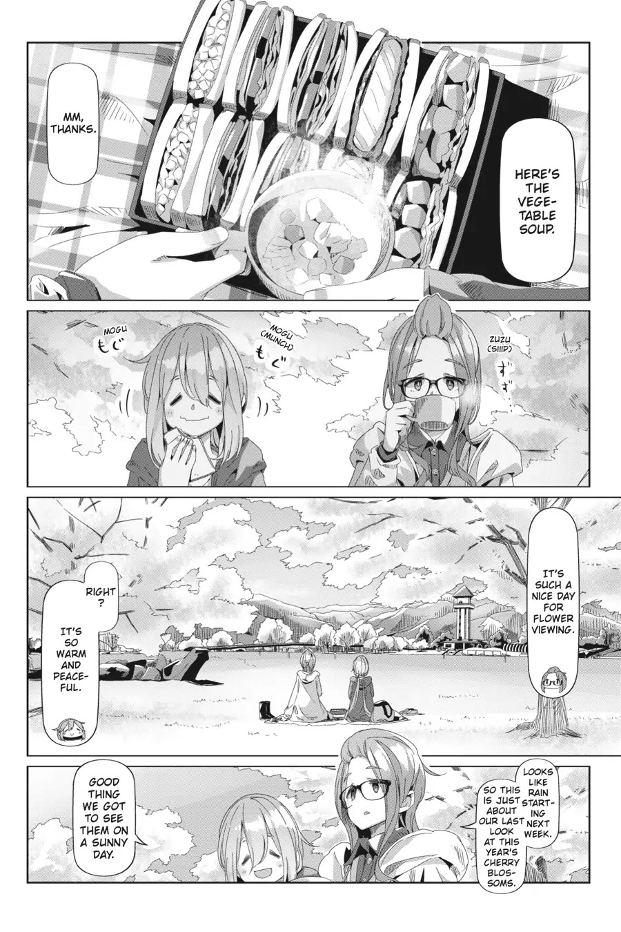 Yurucamp Chapter 72 page 8 - Chapter 72: Spring Touring and Basin Scenery