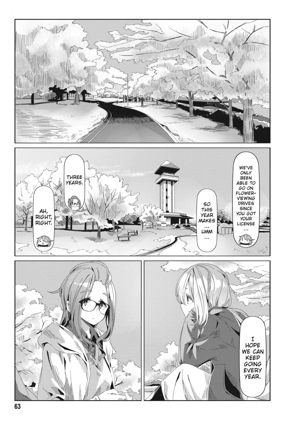 Yurucamp Chapter 72 page 9 - Chapter 72: Spring Touring and Basin Scenery