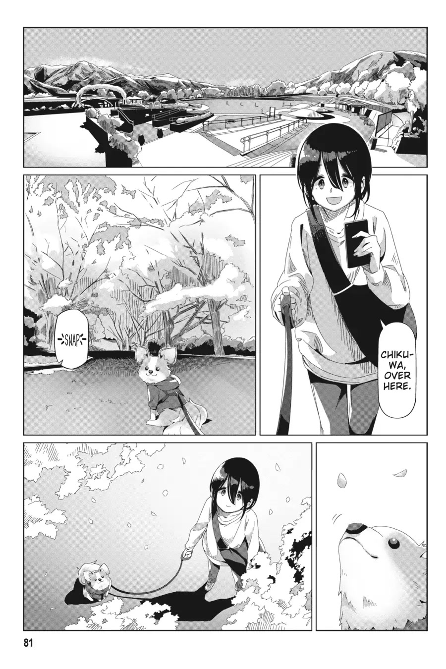 Yurucamp Chapter 73 page 1 - Chapter 73: At Fujikawa Park