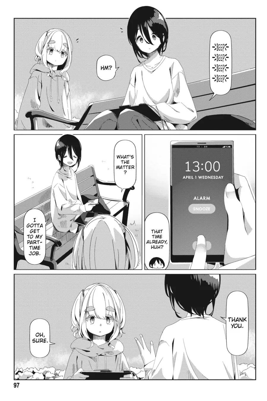 Yurucamp Chapter 73 page 17 - Chapter 73: At Fujikawa Park