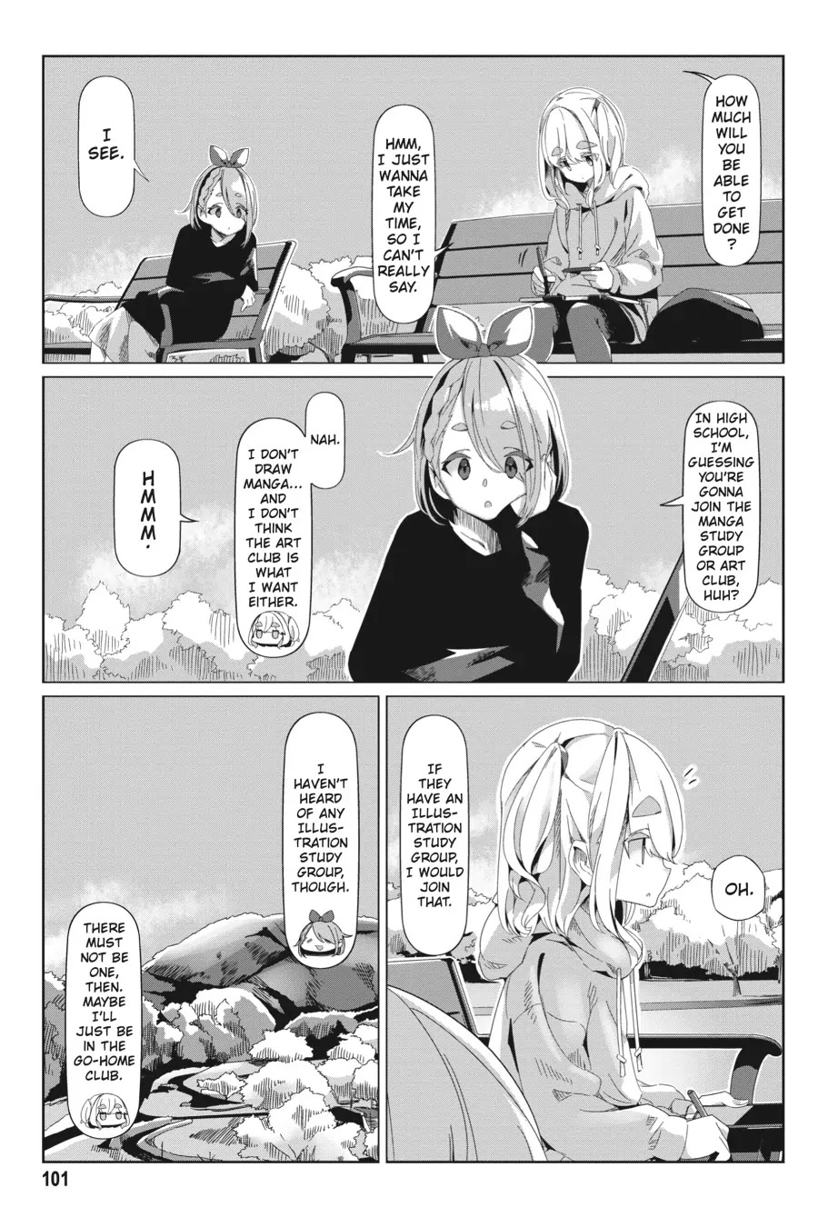 Yurucamp Chapter 73 page 21 - Chapter 73: At Fujikawa Park