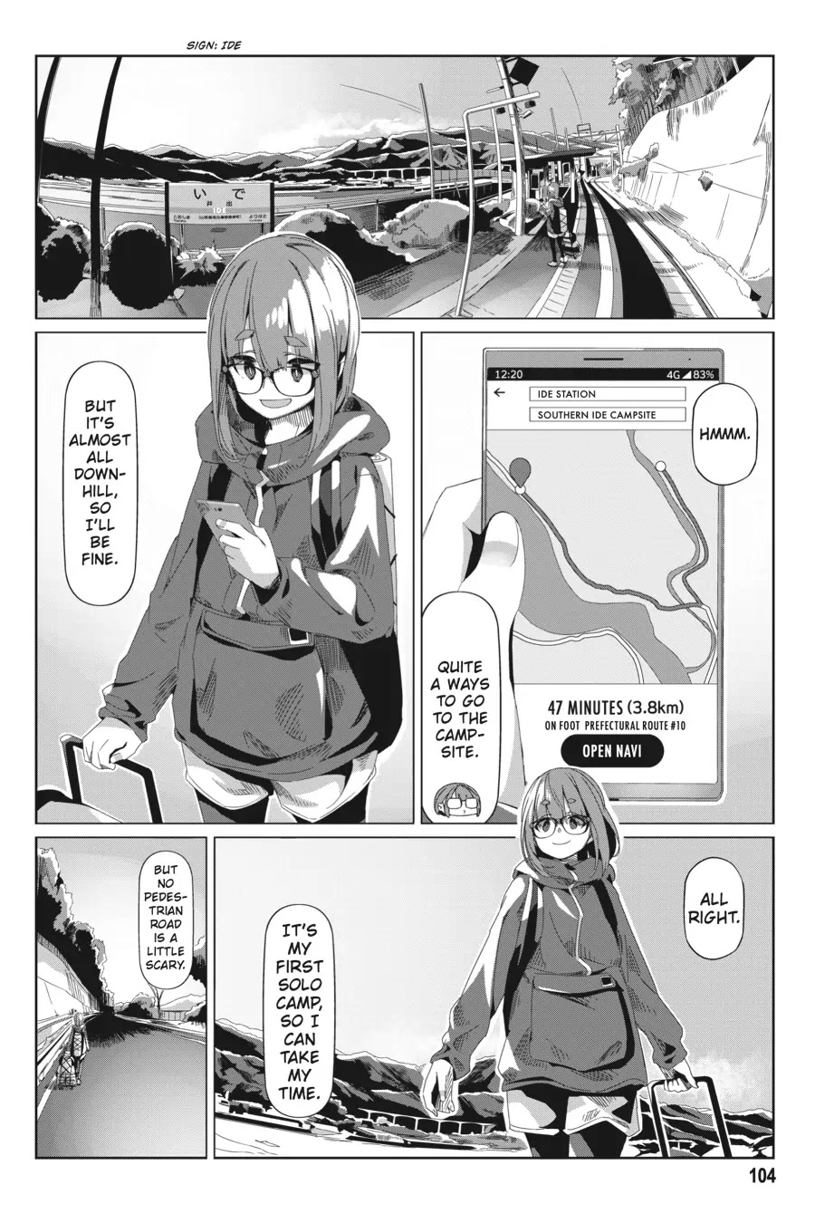 Yurucamp Chapter 73 page 24 - Chapter 73: At Fujikawa Park
