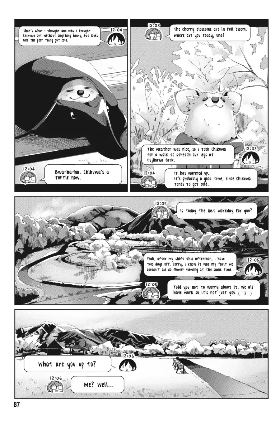 Yurucamp Chapter 73 page 7 - Chapter 73: At Fujikawa Park