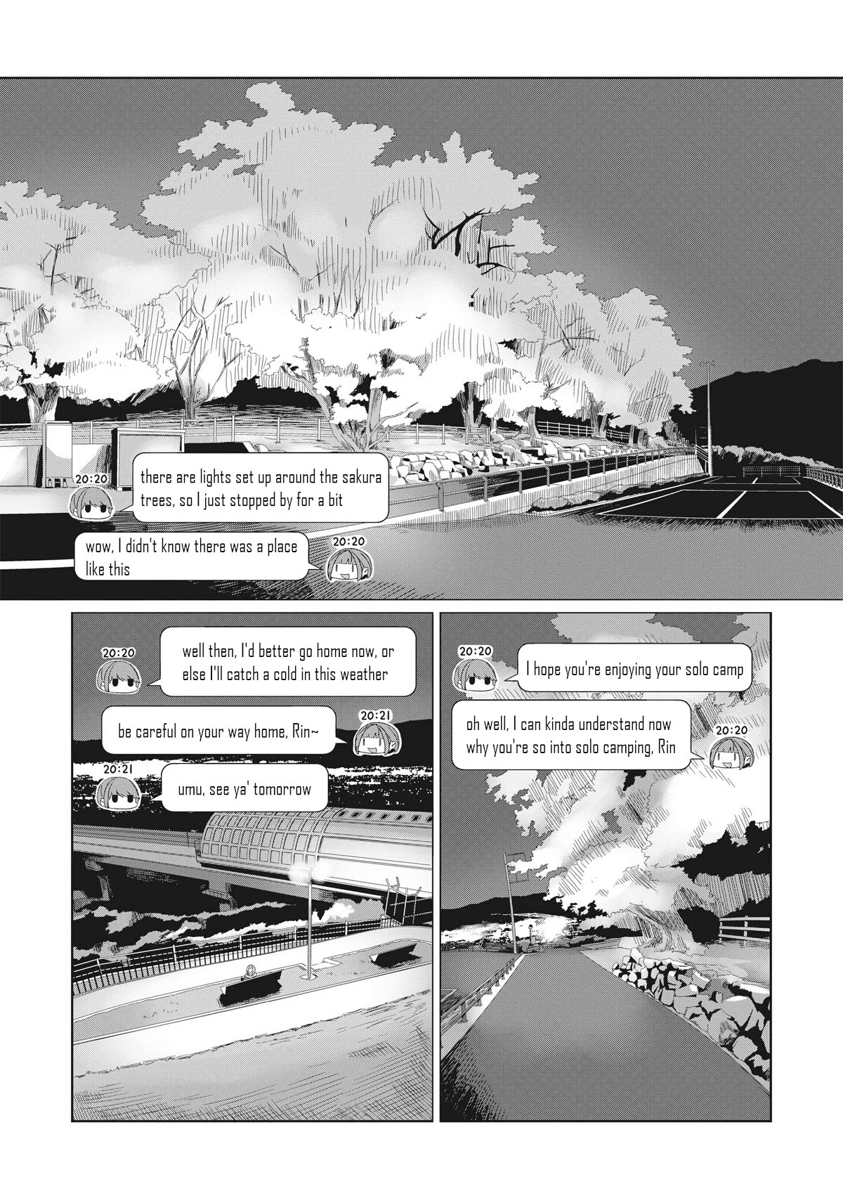 Yurucamp Chapter 77 page 11 - Chapter 77: The Night at the Solo Camp, The Truth of the Inuyama Family