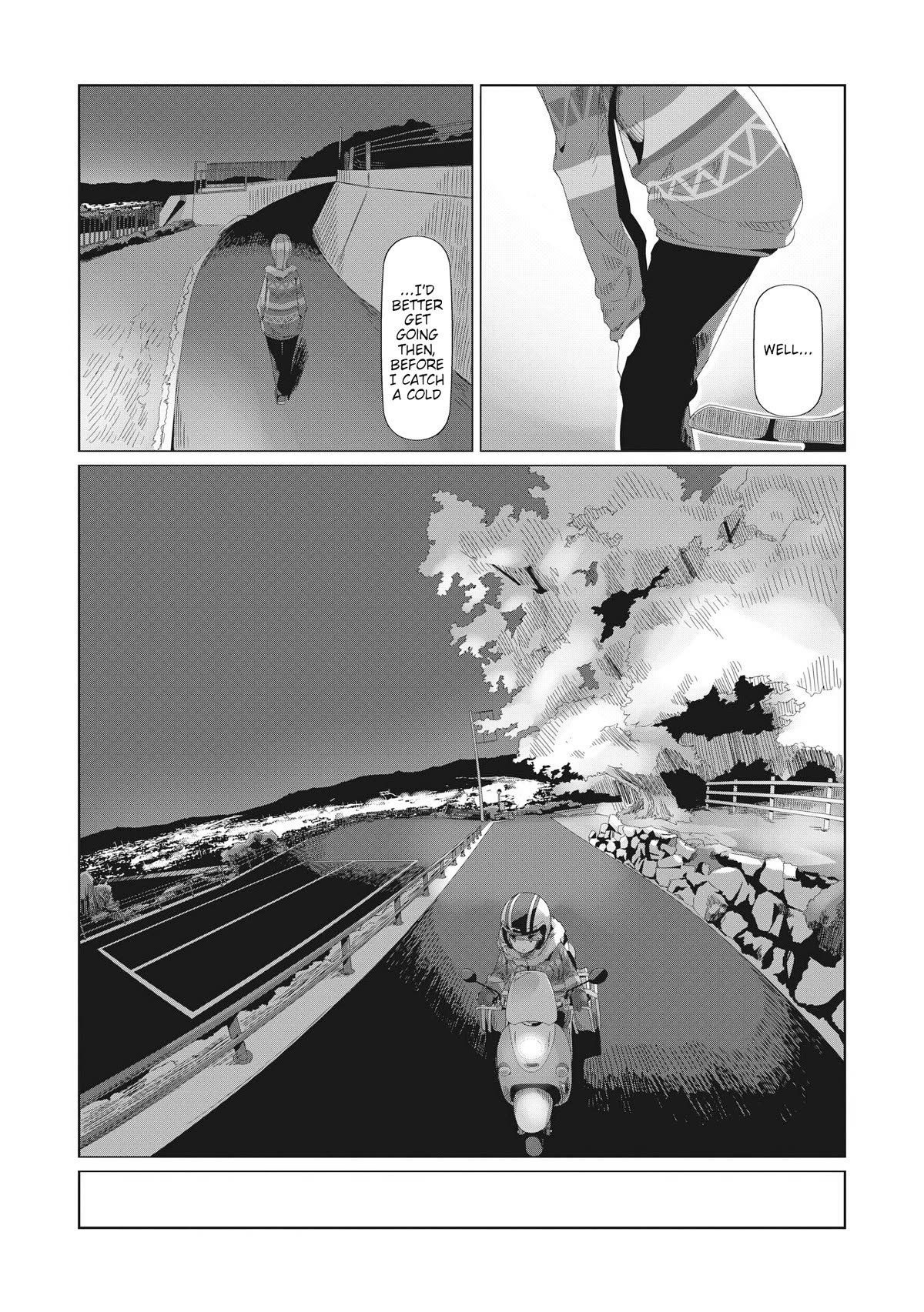 Yurucamp Chapter 77 page 14 - Chapter 77: The Night at the Solo Camp, The Truth of the Inuyama Family