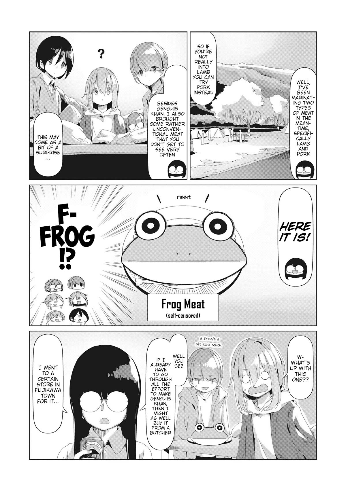 Yurucamp Chapter 77 page 18 - Chapter 77: The Night at the Solo Camp, The Truth of the Inuyama Family