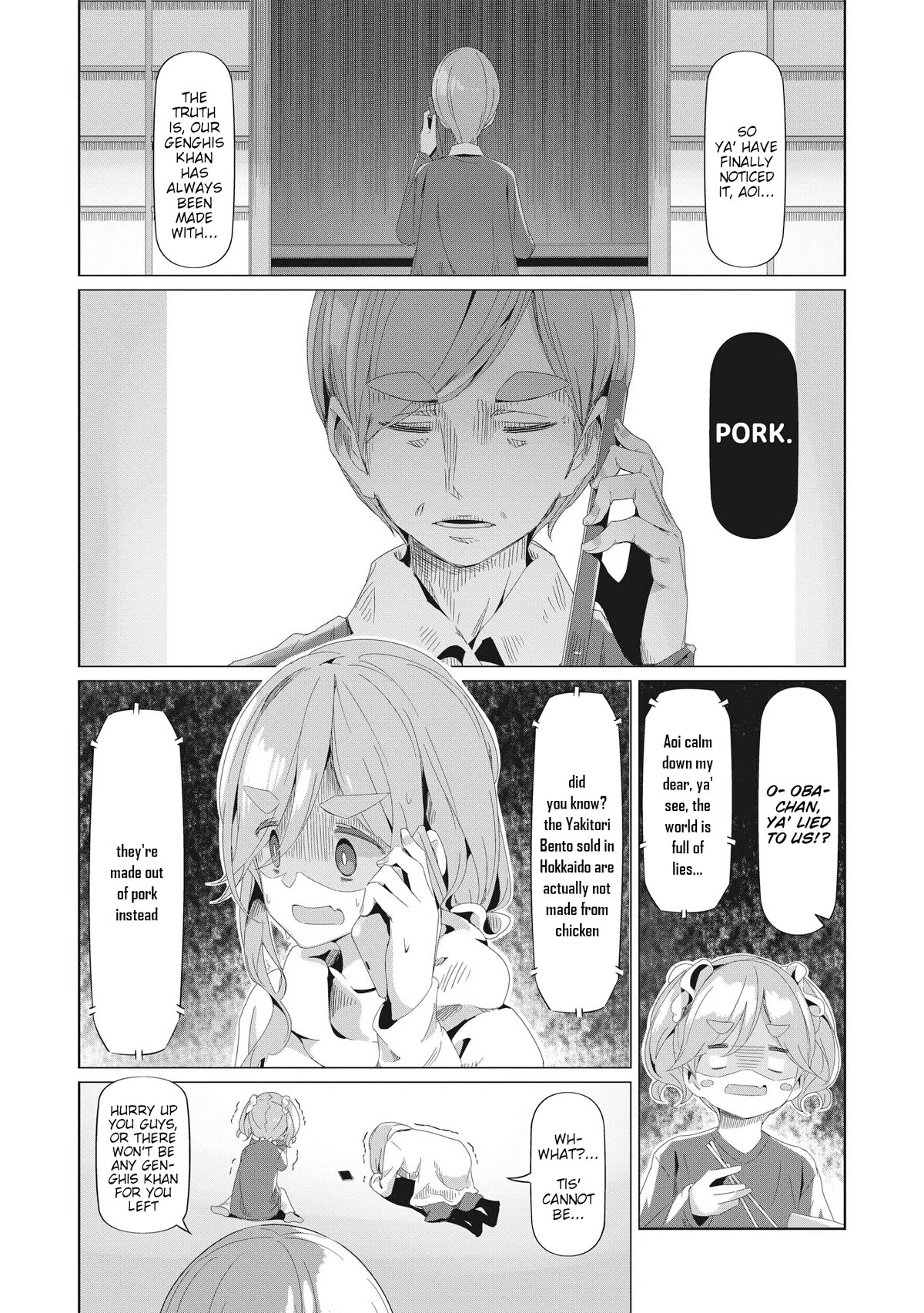 Yurucamp Chapter 77 page 24 - Chapter 77: The Night at the Solo Camp, The Truth of the Inuyama Family