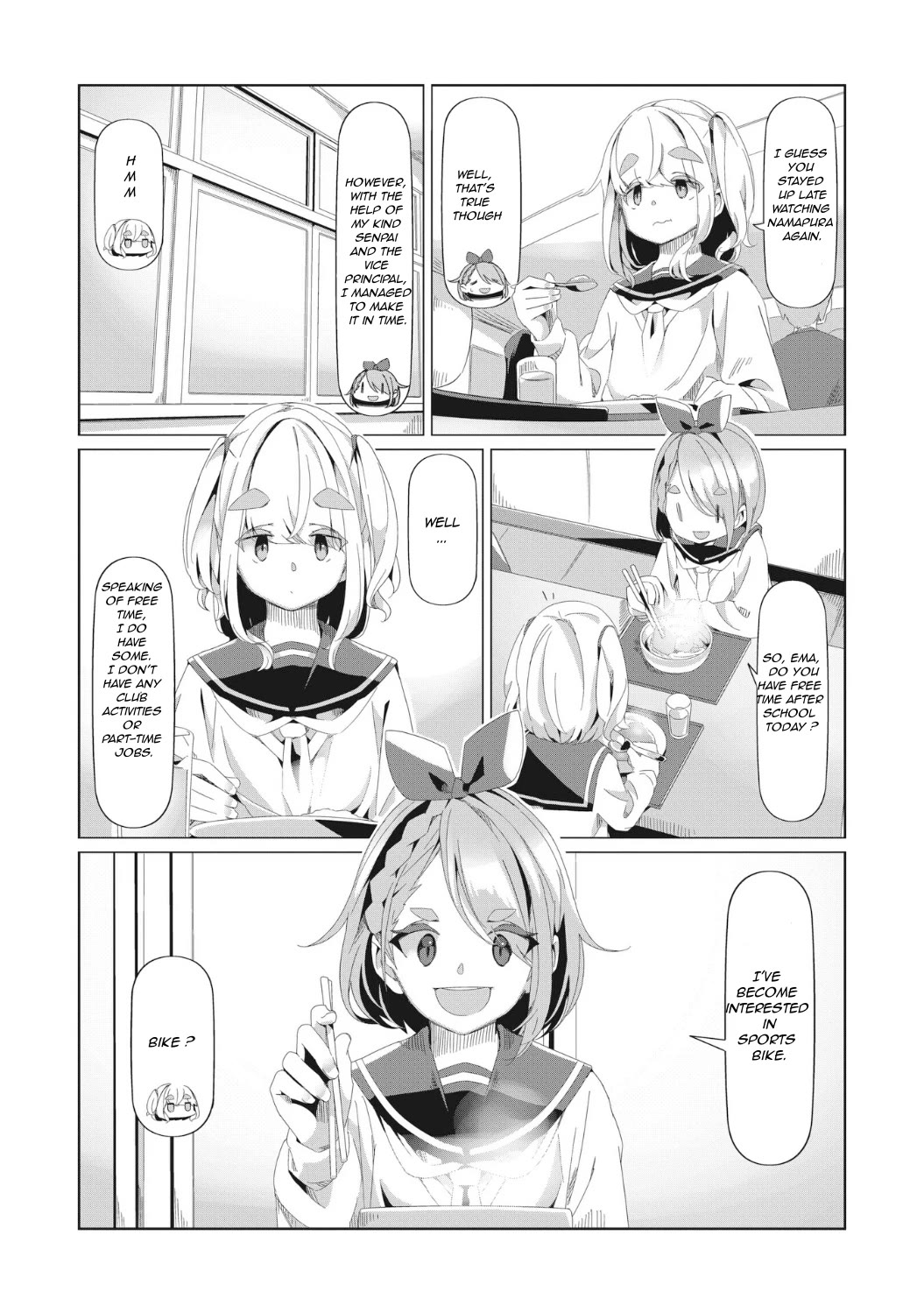 Yurucamp Chapter 78 page 26 - Chapter 78: New Club Member Recruitment Strategy Meeting