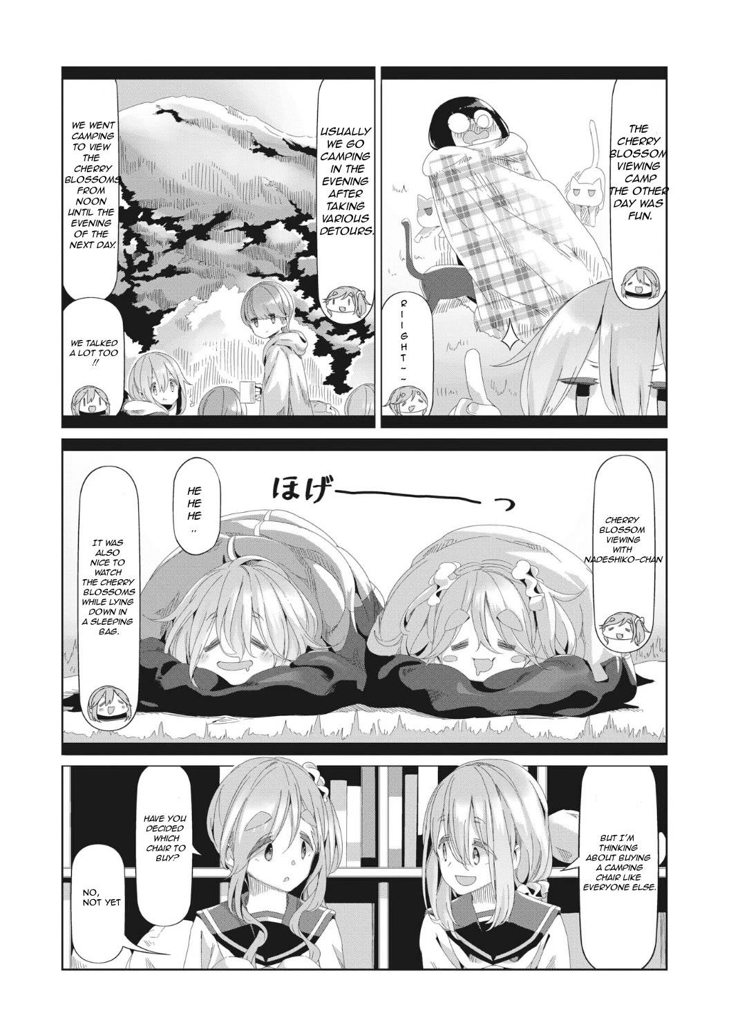 Yurucamp Chapter 78 page 6 - Chapter 78: New Club Member Recruitment Strategy Meeting