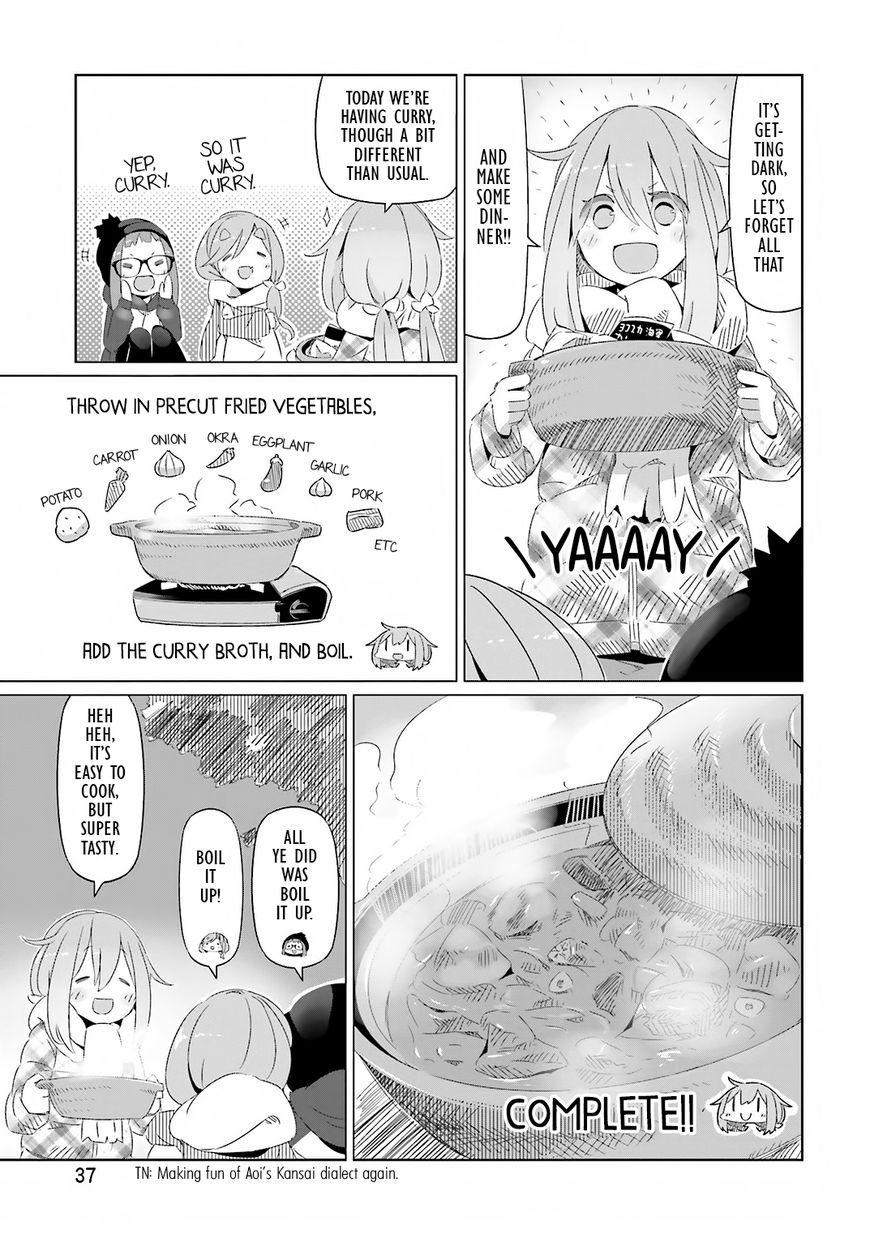 Yurucamp Chapter 8 page 9 - Chapter 8 : The Scenery They Share, Camping Apart