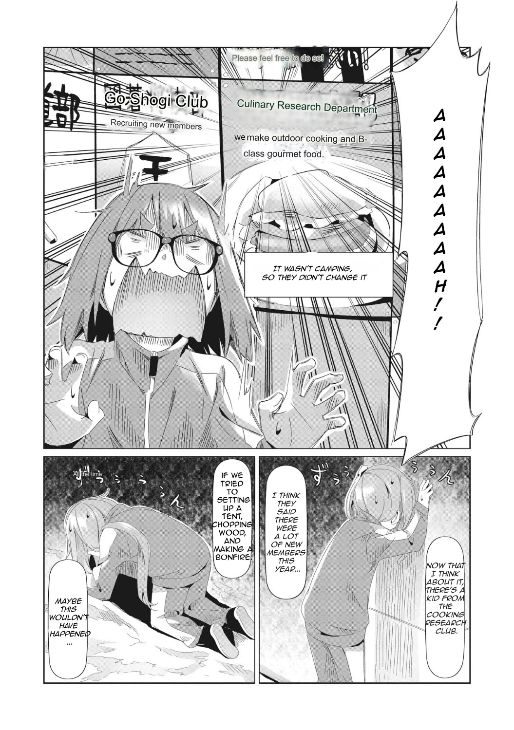 Yurucamp Chapter 80 page 11 - Chapter 80: Welcome, New Club Members