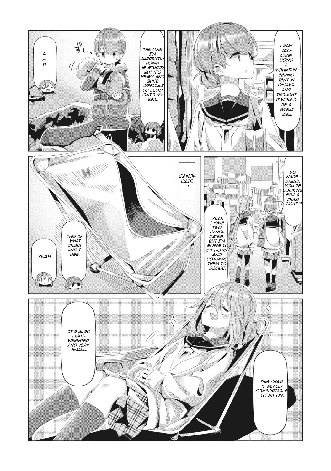 Yurucamp Chapter 80 page 15 - Chapter 80: Welcome, New Club Members