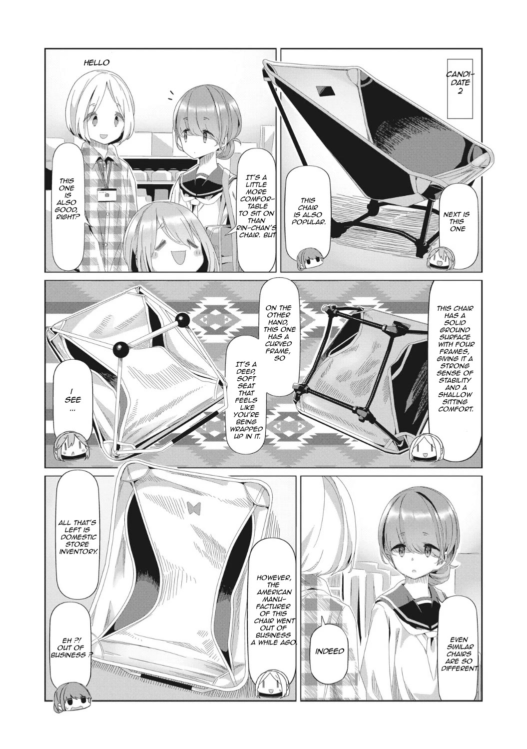Yurucamp Chapter 80 page 16 - Chapter 80: Welcome, New Club Members