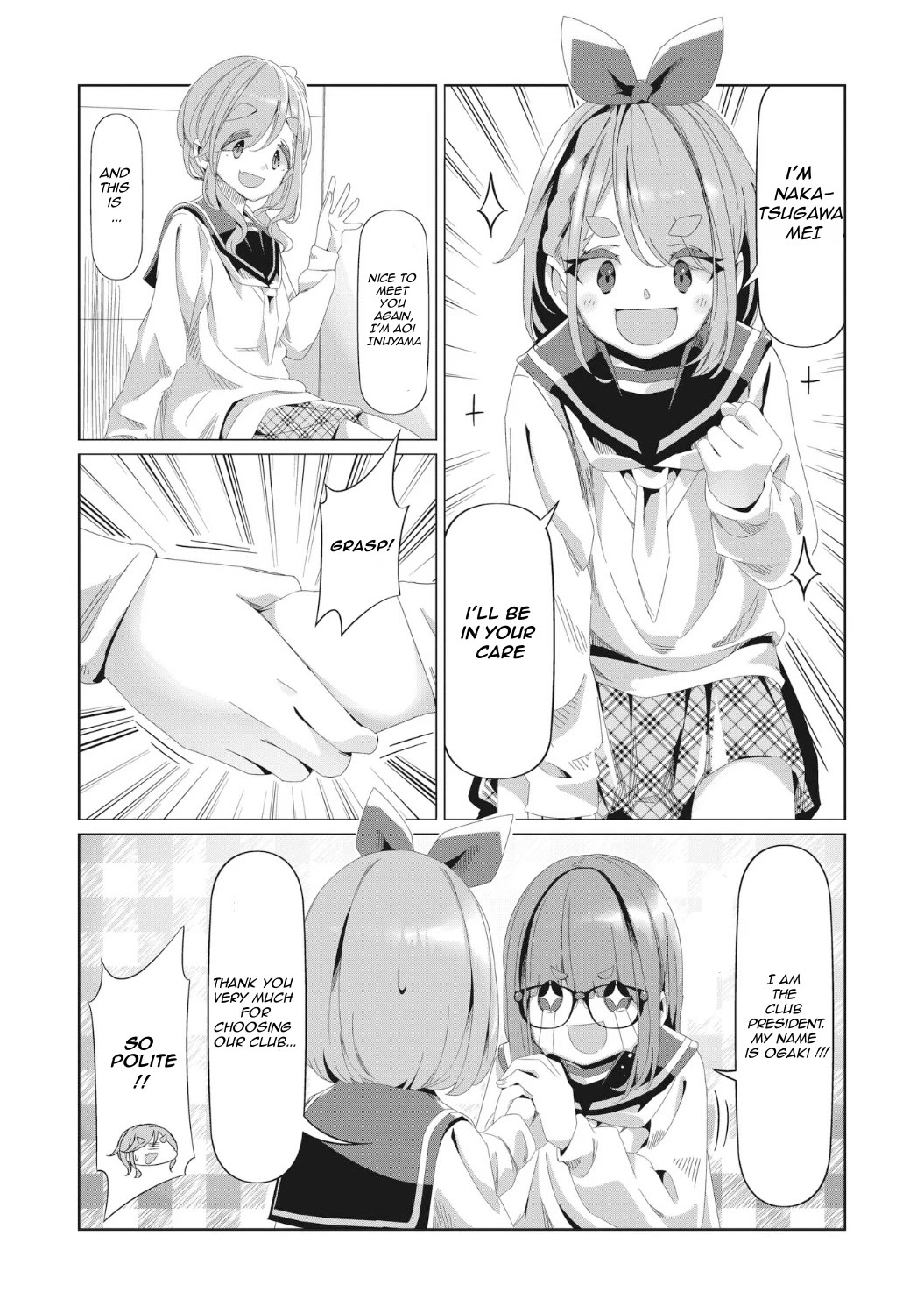Yurucamp Chapter 80 page 21 - Chapter 80: Welcome, New Club Members
