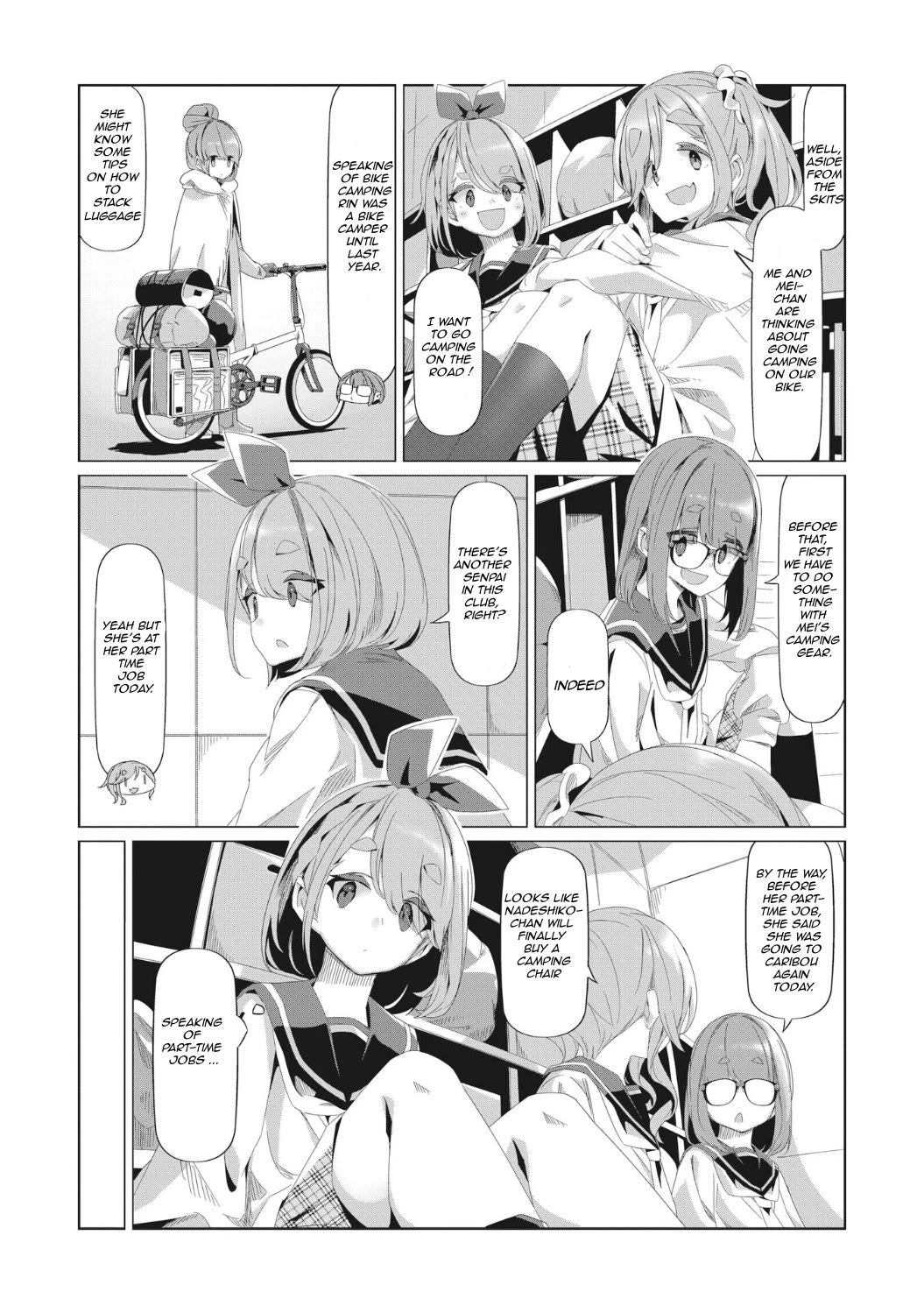 Yurucamp Chapter 80 page 24 - Chapter 80: Welcome, New Club Members