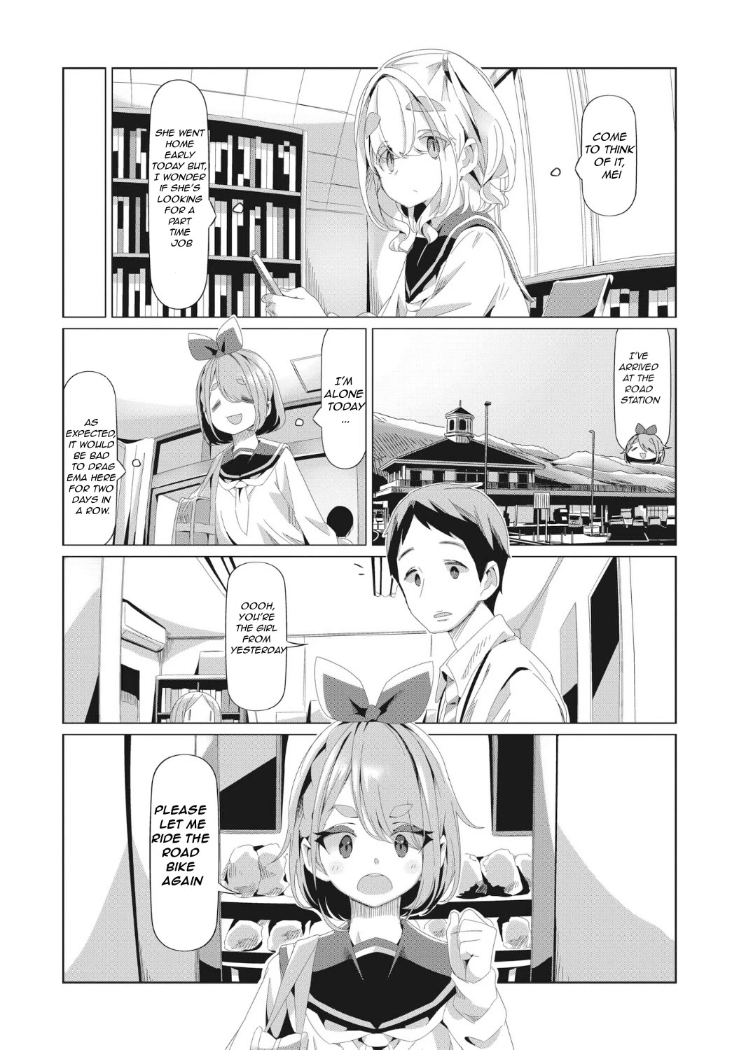 Yurucamp Chapter 80 page 4 - Chapter 80: Welcome, New Club Members