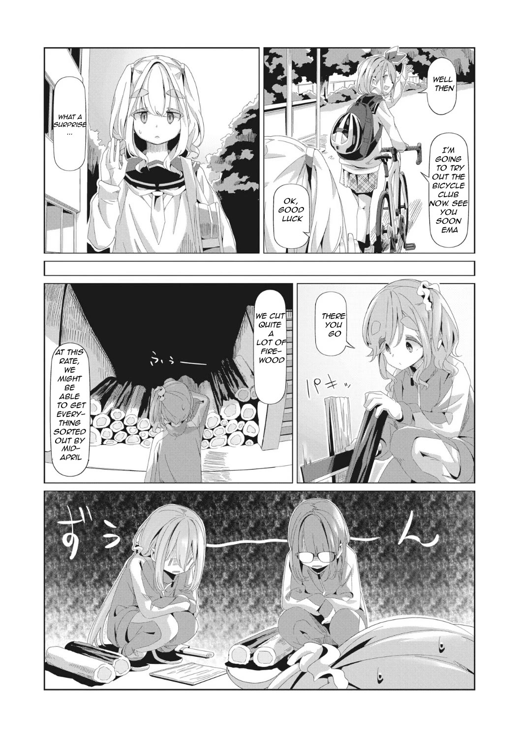 Yurucamp Chapter 80 page 8 - Chapter 80: Welcome, New Club Members