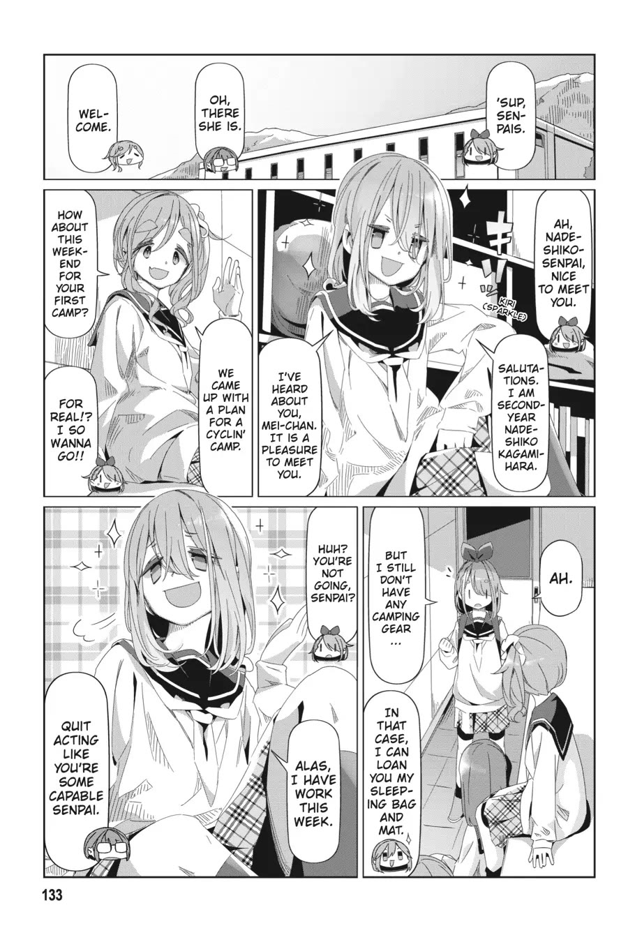 Yurucamp Chapter 81 page 1 - Chapter 81: The OEC's Cycling Camp Plan