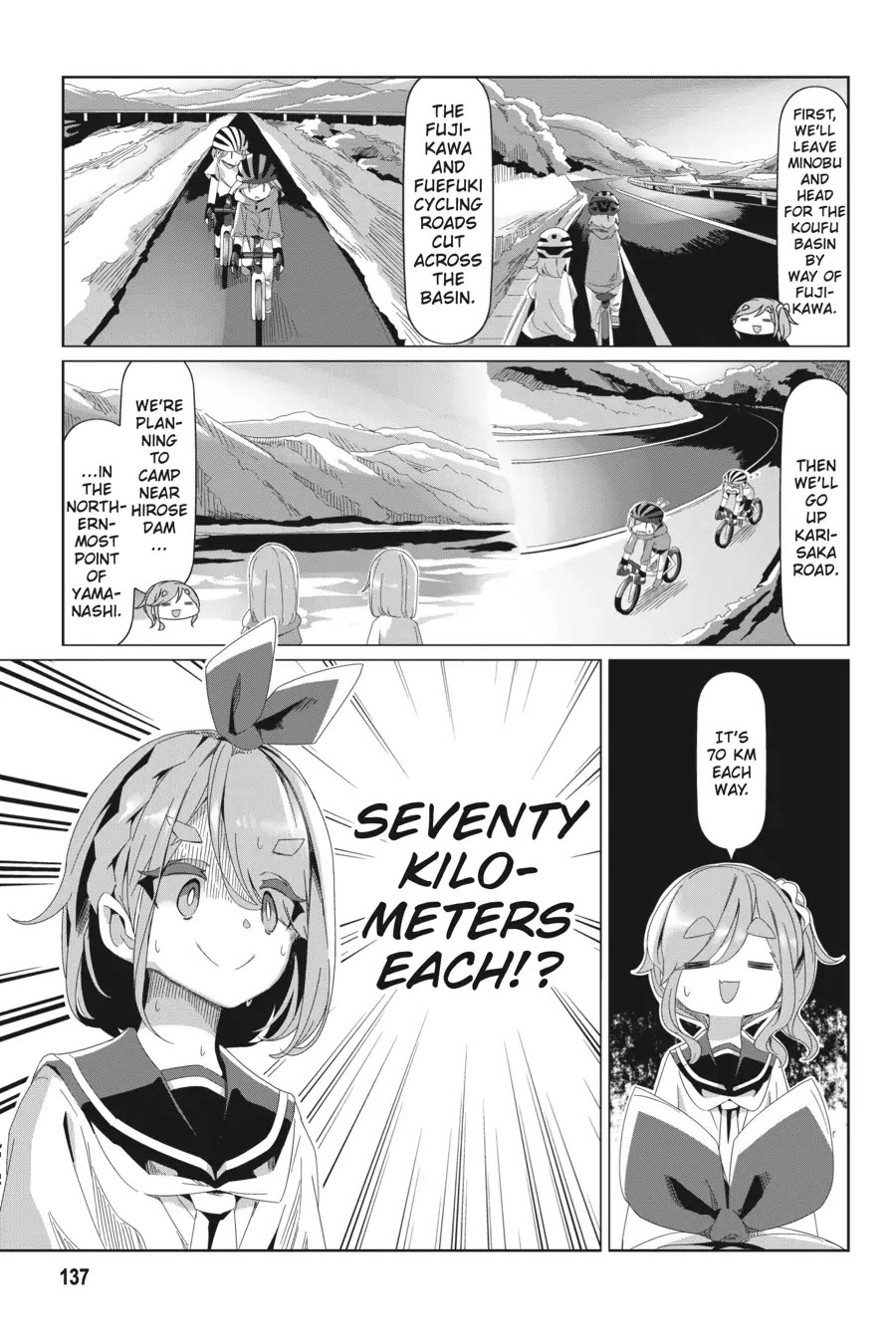 Yurucamp Chapter 81 page 5 - Chapter 81: The OEC's Cycling Camp Plan