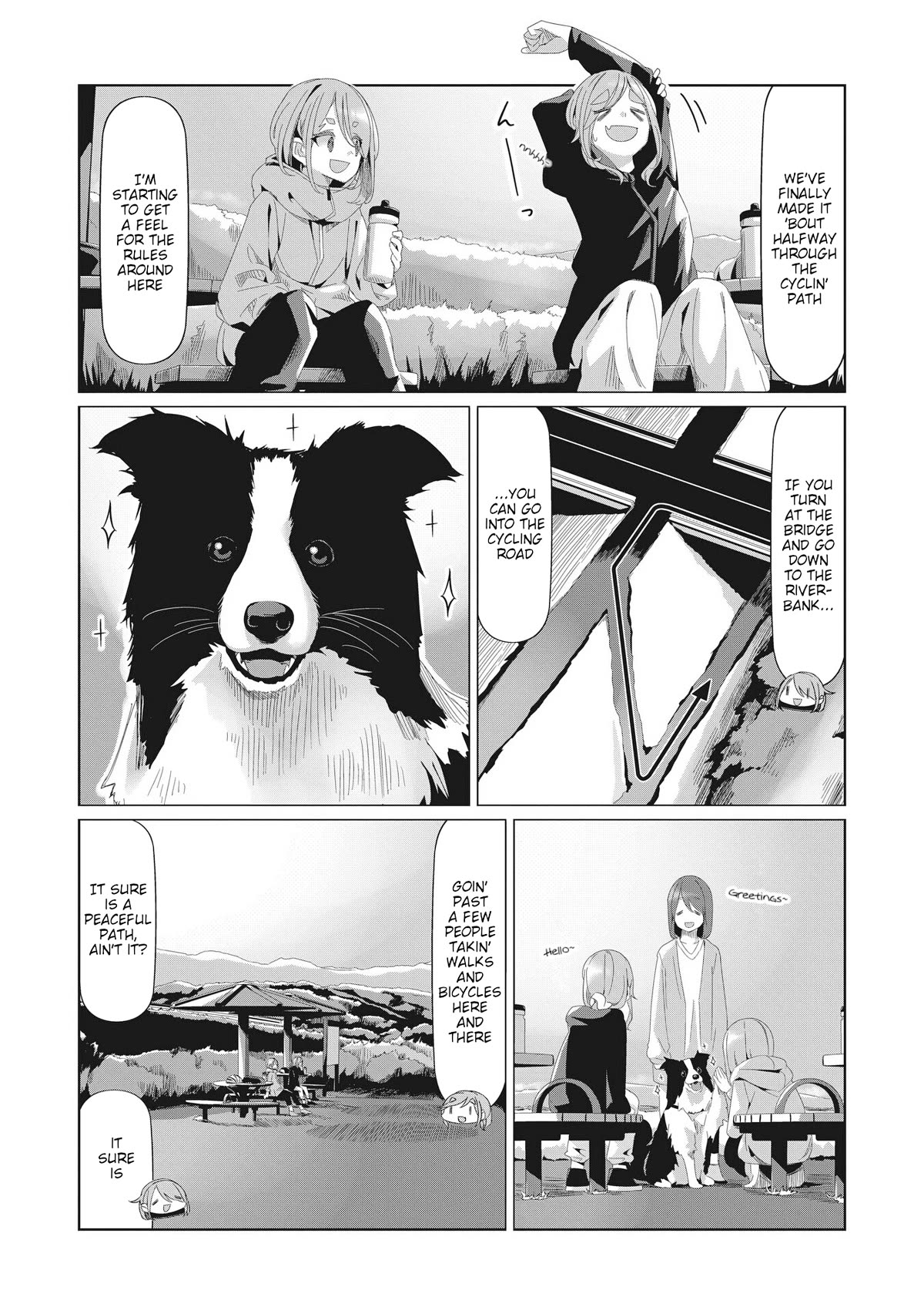 Yurucamp Chapter 82 page 13 - Chapter 82: Inuko and Mei's Cycling Road Trip across Yamanashi