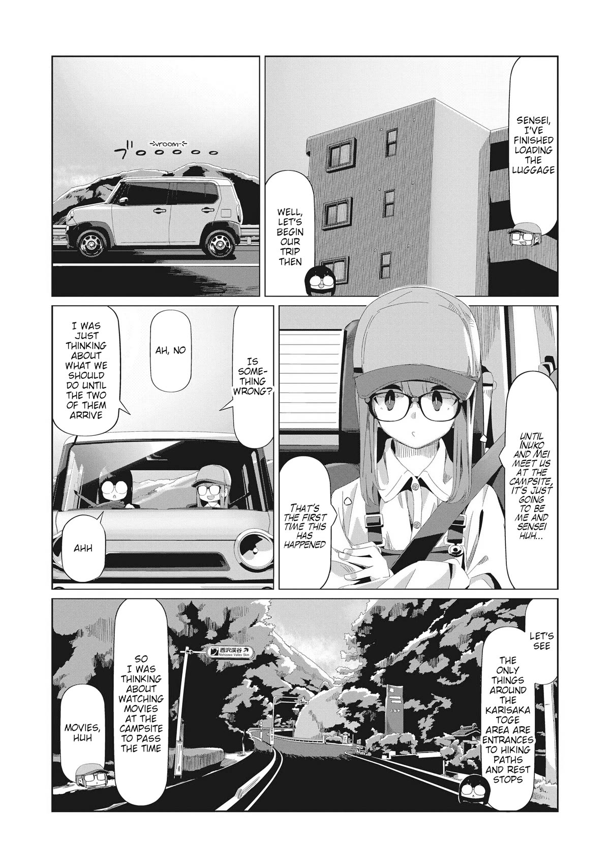 Yurucamp Chapter 82 page 15 - Chapter 82: Inuko and Mei's Cycling Road Trip across Yamanashi